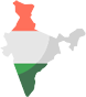 india map icon